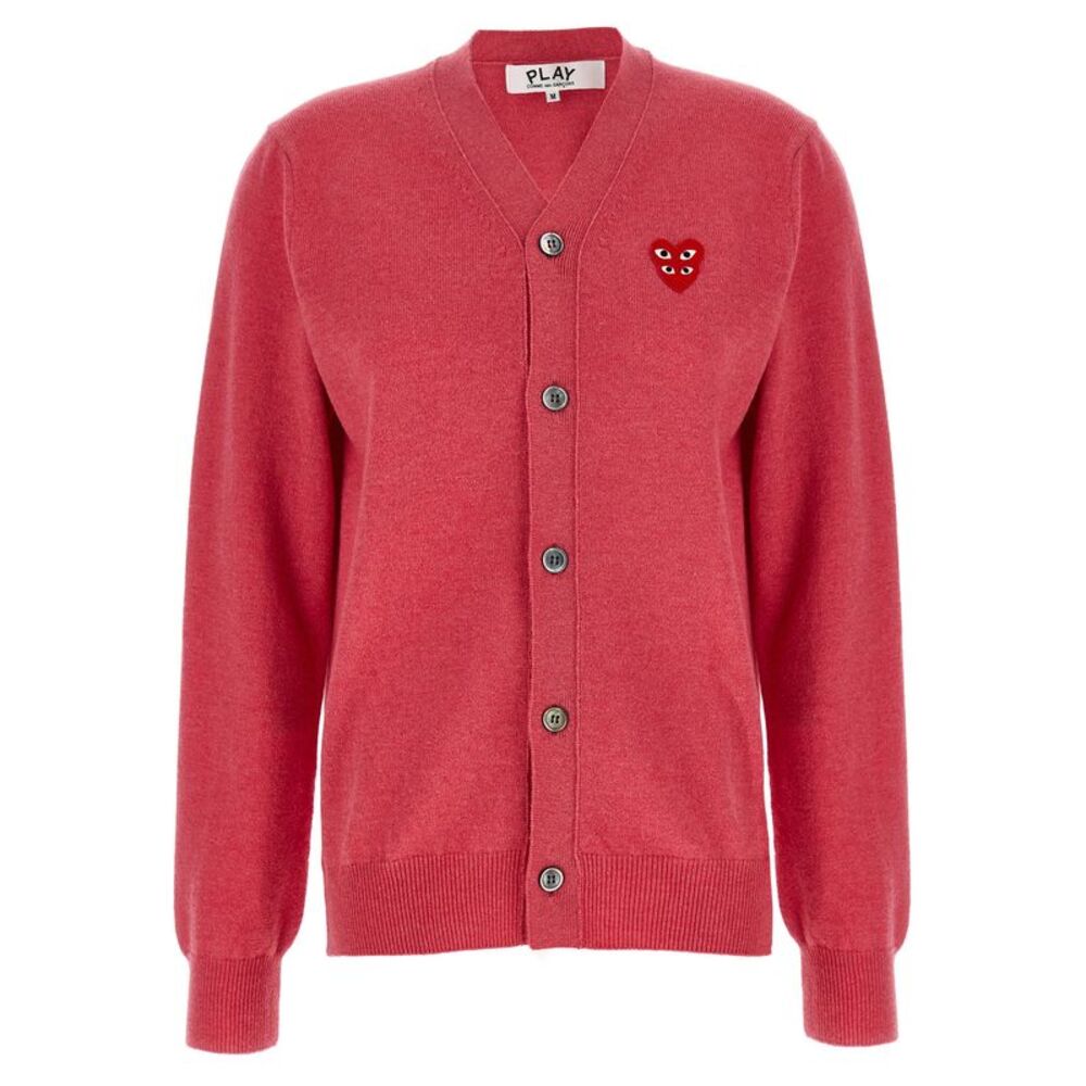 Comme Des Garçons Play Multicolor Wool Women's Cardigan